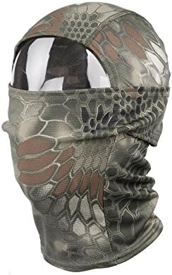 Tactical Balaclava Face Mask Python Camouflage Multi Colors (woodland)