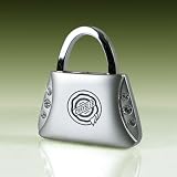 Chrysler Logo Crystals Purse Key Chain