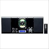 Produkt-Bild: Mikro-Design-Stereoanlage 'Denver MC-5000', CD, AUX-Eingang, Wandmontage, Schwarz