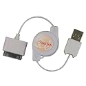 Apple iPhone 3G, iPhone 3Gs 16GB / 32GB Value Pack of Home Travel Charger + Car Charger Adapter and Rectrable USB Data Cable