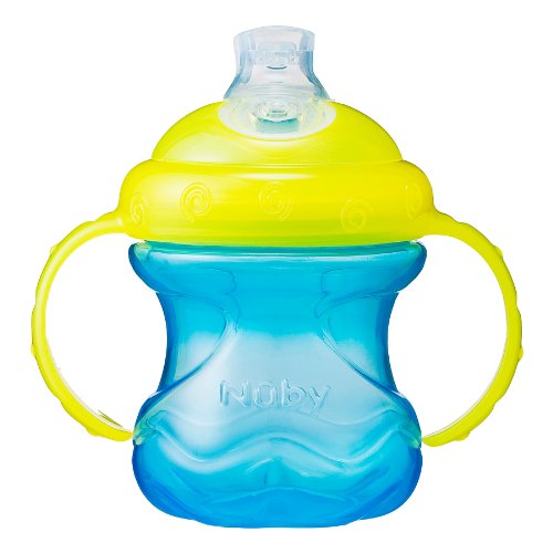 Nuby ツインハンドル・スパウトカップ 240ml/ブルー FDNB992501