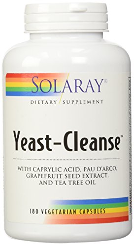 Solaray Yeast-Cleanse -- 180 Vegetarian Capsules Solaray Yeast-Cleanse -- 180 Vegetarian Capsules