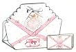 12 Spanish Girl Baby Shower Bomboneiras, Ribbons, and Party Favors