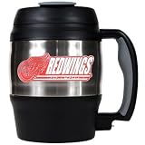 NHL Detroit Red Wings 52-Ounce Stainless Steel Macho Travel Mug with Bottle Opener