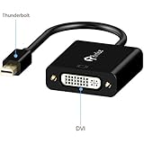 Mini DP to DVI, Rankie&reg; Gold Plated Mini DisplayPort (Thunderbolt Port Compatible) to DVI Male to Female Adapter Converter