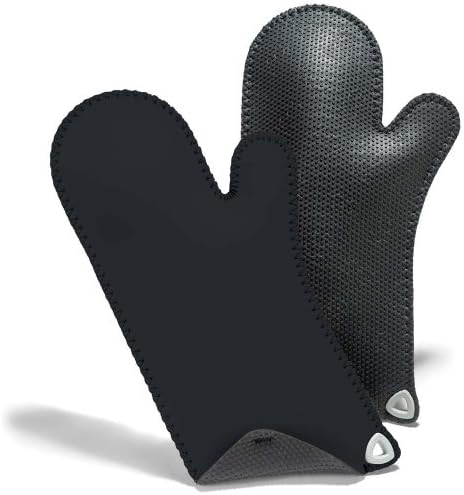 Duncan Original Design 2-Piece Chef's Extra Length Mitt, Black