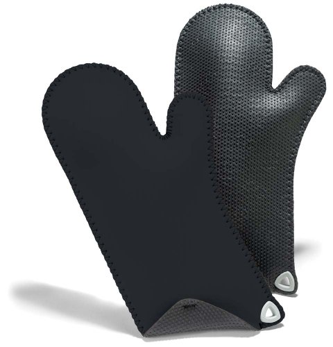 Duncan Original Design 2-Piece Chef's Extra Length Mitt, Black