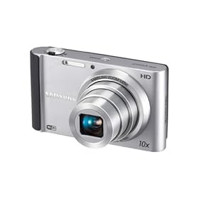 Samsung ST200F Long Zoom Smart Camera - Silver (EC-ST200FBPSUS)
