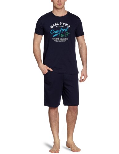 Marc O\' Polo Bodywear Herren Pyjama 870855, Gr. 50 (M), Blau (5967) Preisvergleich
