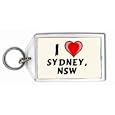 I Love Sydney, NSW Keychain