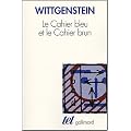 Le Cahier bleu et le Cahier brun