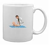 Nurse changing diapers Mug