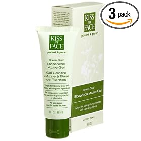 Kiss My Face Organics Break Out Botanical Acne Gel, 1 Ounce Tubes Kiss My Face Organics Break Out Botanical Acne Gel, 1-Ounce Tubes (Pack of 3)