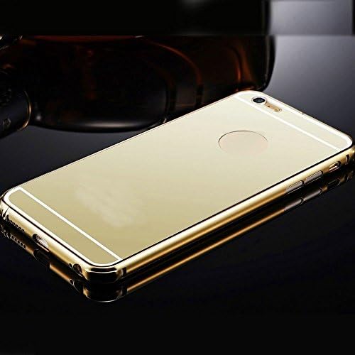 iPhone 6S Plus Case,VeKite(TM) Luxury Aluminum Ultra-thin Mirror Metal Case Cover for Apple iPhone 6 5.5 (Gold)