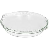 Pyrex Bakeware 9-1 2-Inch Scalloped Pie Plate, Clear by Pyrex