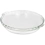 Pyrex Bakeware 9-1/2-Inch Scalloped Pie Plate, Clear