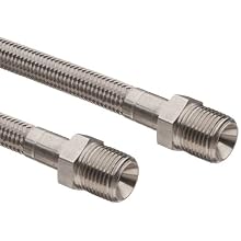 Unisource TSC PTFE Chemical Hose Assembly, NPT Male Connection