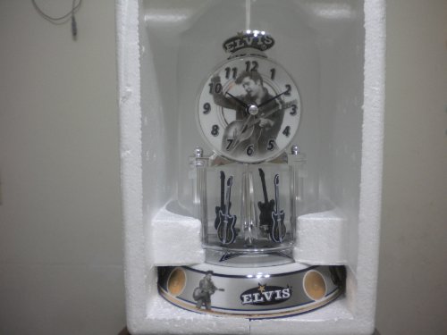 Elvis Presely Porcelain Anniversary Collectible Clock