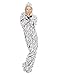 Footed Pajamas - Zebra Stripes Adult Hoodie Fleece