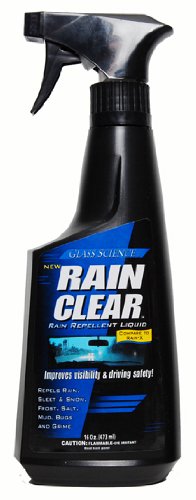 Glass Science Rain Clear Windshield Repellant Spray 16 oz.