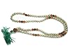 Prayer Mala Beads Yoga Healing Japamala Tulsi Carnelian Green Jade Meditation (108+1)