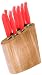 Füri Rachael Ray Gusto Grip 8-Piece Knife Set in Birchwood Block