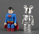 SUPERMAN KUBRICK & MAN OF STEEL BE@RBRICK SET
