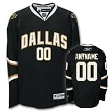 ANYNAME #00 Dallas Stars RBK Premier NHL Hockey Jersey by Reebok (NHLPA Certified Custom Sewn Authentic Twill)