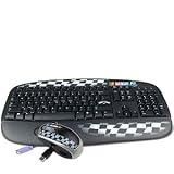 Logitech NASCAR Keyboard and Optical Wheel Mouse