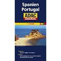 ADAC L�nderkarte Spanien, Portugal 1:750.000: Register: Legende, Citypl�ne, Ortsregister mit Postleitzahlen. Karte: Sehensw�rdigkeiten, Natur- und Nationalparks, landschaftlich sch�ne Strecken