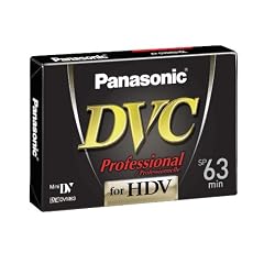 Panasonic AY-DVM63HDE Mini-DV Digitale Videokassette (63min, High Definition, Professional)