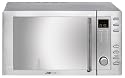 Clatronic MWG 775 H Mikrowelle mit Grill und Heißluft / 21 Liter / Edelstahlgehäuse