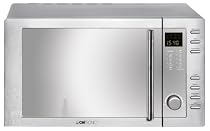 Clatronic MWG 775 H Mikrowelle mit Grill und Heißluft / 21 Liter / Edelstahlgehäuse