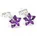 SilberDream earring purple star, Amethyst, 925 title=