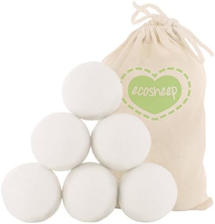Eco Sheep, 6-Pack, Premium XL Wool Dryer Balls (6 Pack)