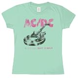 Buy AC DC - Guitar Ladies T-Shirt by Junk Food by Red Rocket
