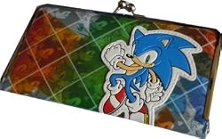 Sonic The Hedgehog Printed Kiss Clip Wallet
