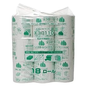 �Ɩ��p�g�C���b�g�y�[�p�[ �G�R�� 110m*18R(�V���O��)