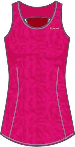 Reebok Damen Tennis Oberteil OTM Long Bra, overtly pink f11-r, 40, O42693 Preisvergleich