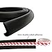 HuanX35 6.5Ft Edge Protectors + 4 Corner Cushion Baby Safety Edge Corner Cushion Anti-Collision Angle Edge Table Desk Edge Corner Guard Protector Cover Furniture Safety Bumpers(black)