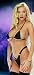 Bra Thong Set Chains Dark Purple Violet Patent SeXy