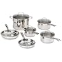 Cuisinart  Classic Stainless Steel 10-Piece Cookwa&hellip Cuisinart