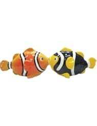 Westland Giftware Mwah Magnetic Clown Fish Salt and Pepper Shaker Set, 2-1/2-Inch