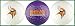 Minnesota Vikings Golf Balls w/ Football