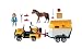 Playmobil - Cavaliere/jeep/van - 3249