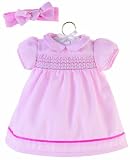 Corolle - M2113 - Accessoire Poupée - Habillage Bébés 30 Cm - Robe Rose A Smoks