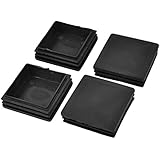 Plastic Square Tubing Tube Insert Blanking End Caps 50mm 2 inch 4 Pcs