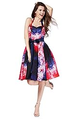 General Print 2015 Short Chiffon Halter Homecoming Dress/Prom Dress/Party Dress 