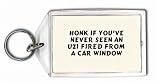 Honk If You've Never Seen An Uzi Fired From A Car Window Keychain