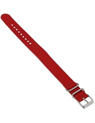 Timex T7B897 Weekender 20mm Red Nylon Slip-Thru Watch Strap